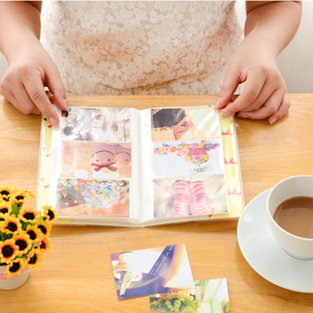 2x Photo Album Namecard Storage Case Mini Film Book 84 Photos for