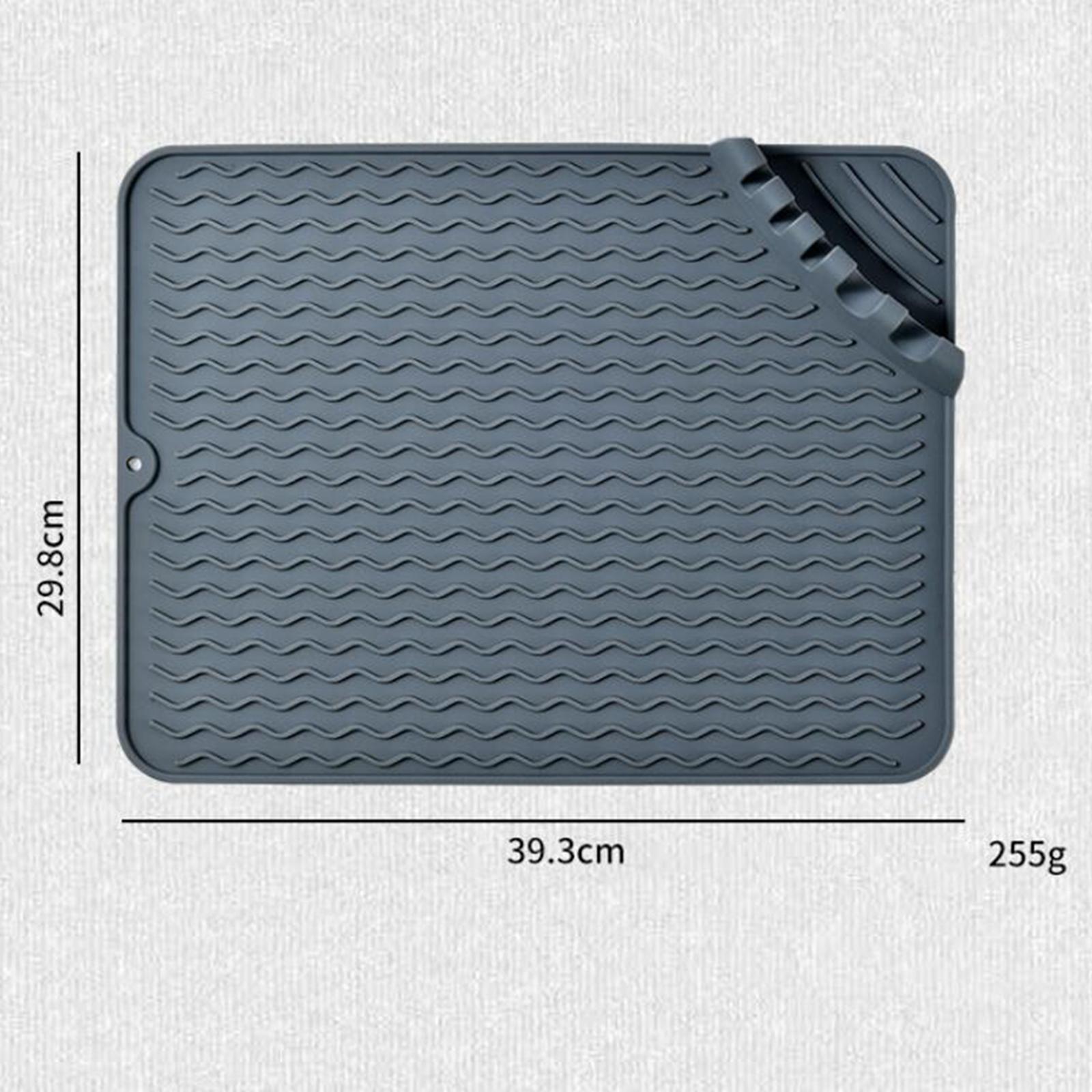 Non Slip Drying Pad Utensil Drying Board Tray for Countertop RV