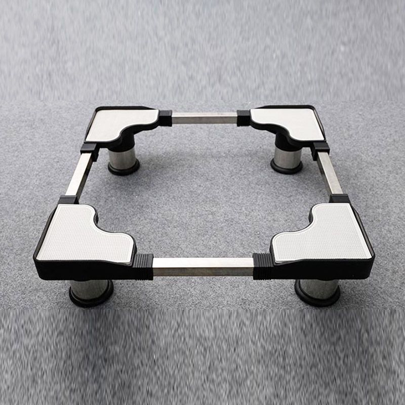 Chân đỡ máy giặt, tủ lạnh inox chất lượng cao hàng dày 4860N điều chỉnh được kích thước (48cm - 60cm)