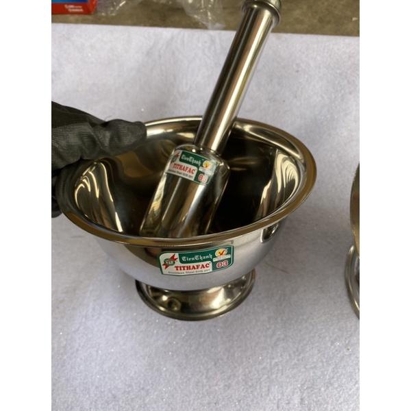 Bộ chày cối bằng inox 304