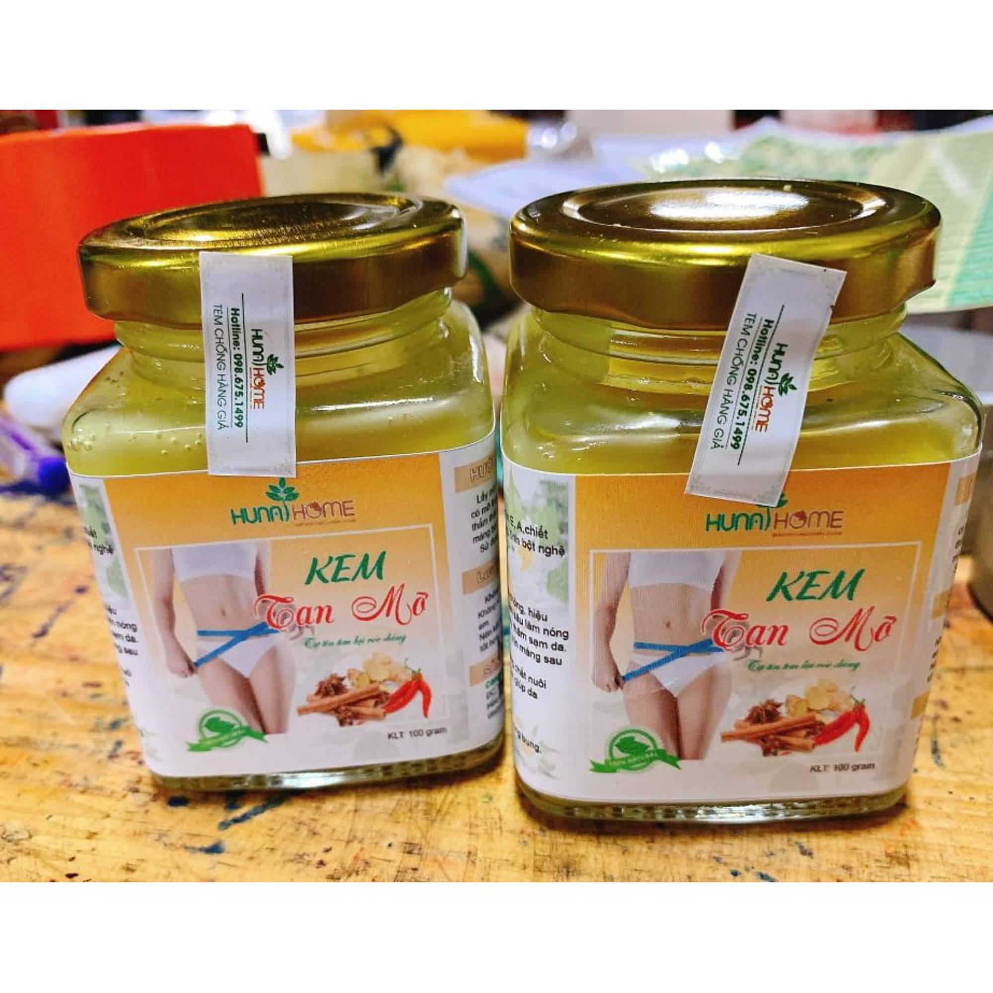Kem tan mỡ thừa Hunashome