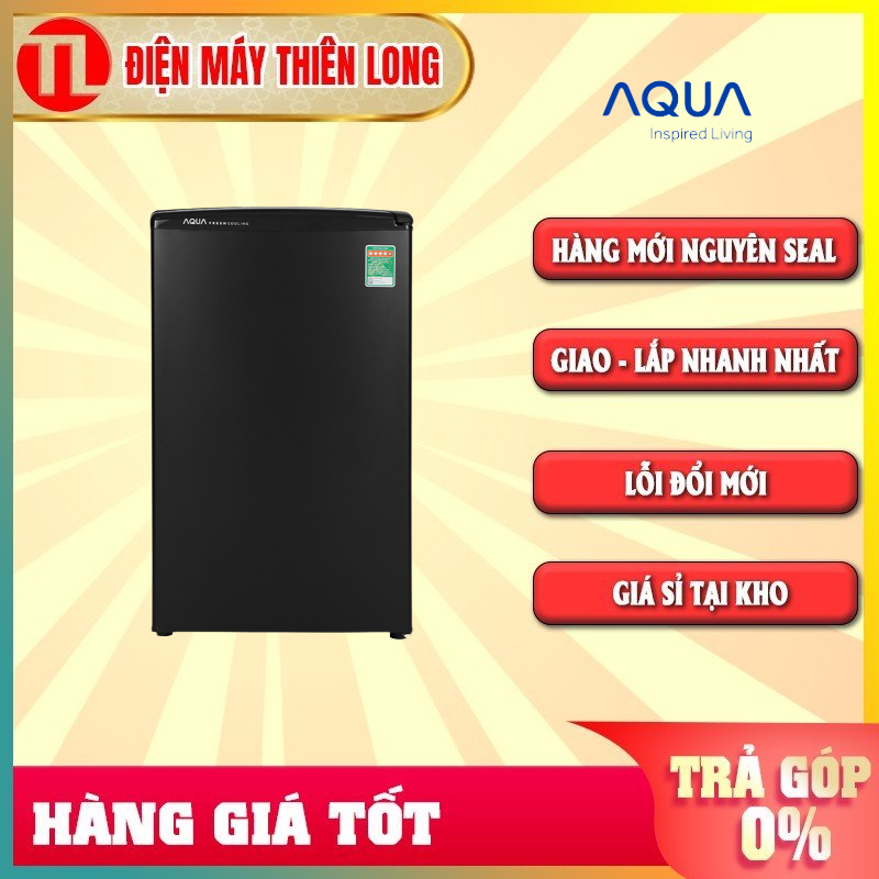 [Nhập CECAMP110KD5 giảm 110K] Tủ lạnh 1 cửa Aqua 90 Lít AQR-D99FA(BS) - Hàng chính hãng