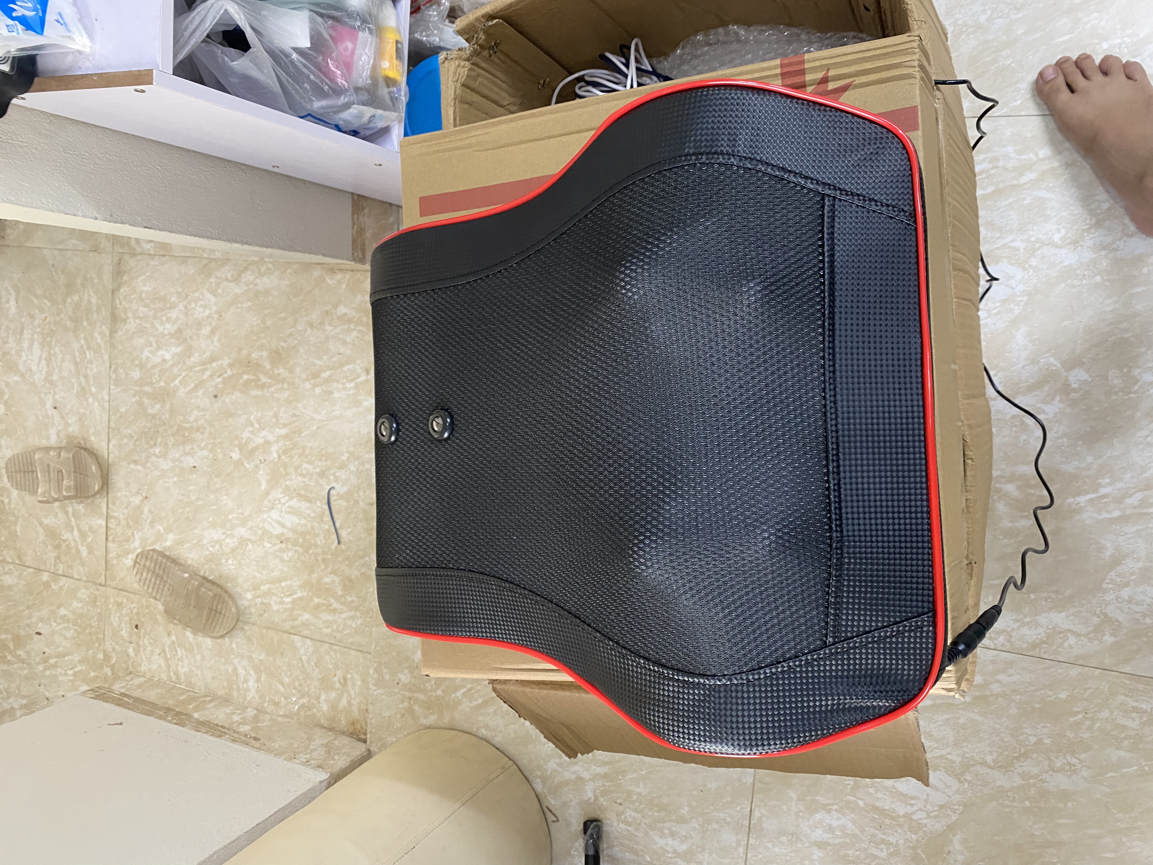 Gối Massage Cổ Vai Gáy Hồng Ngoại Đa Năng 20 Bi Cao Cấp, Bảo Hành 12 Tháng