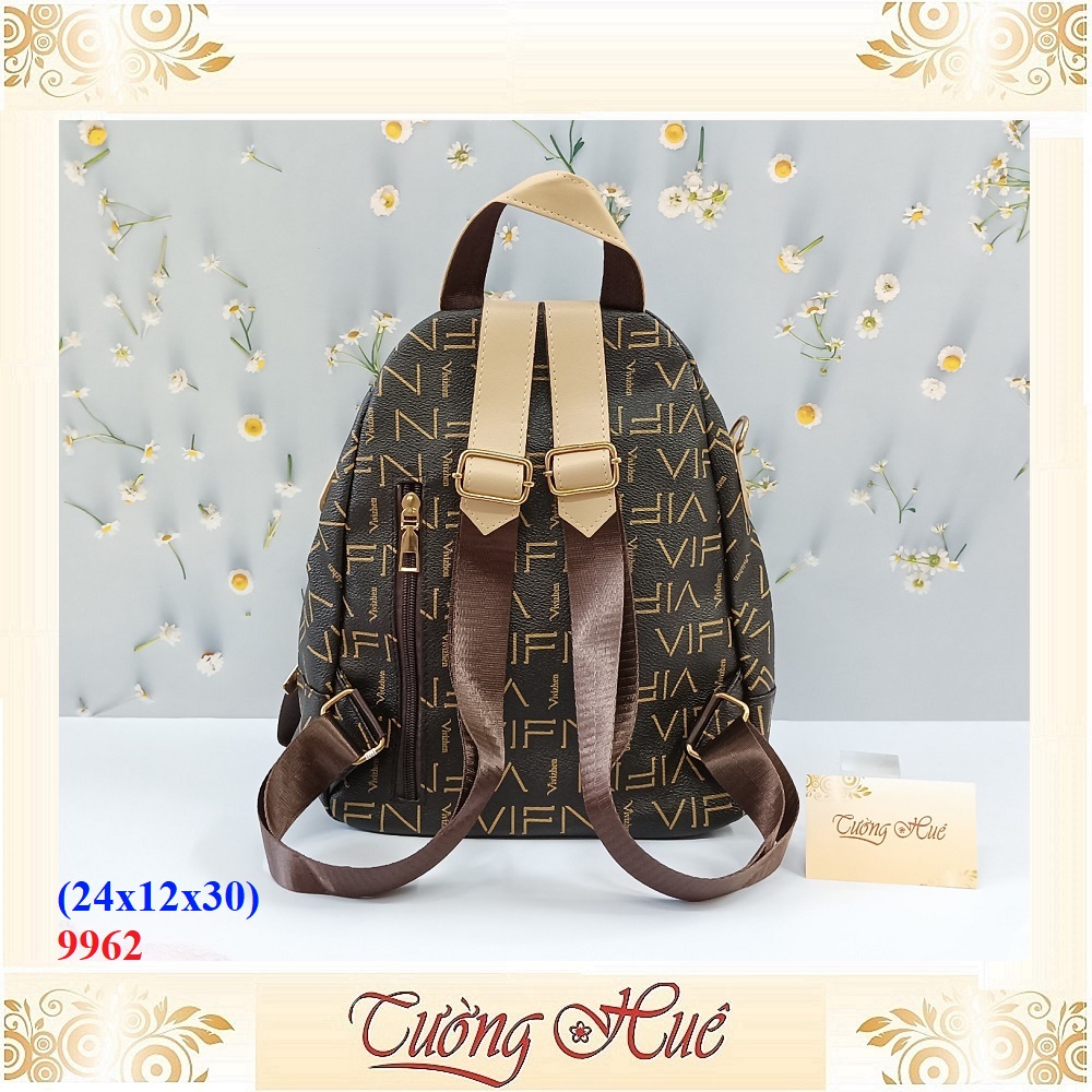 Balo Nữ Kiêm Túi Đeo Vai Họa Tiết  – Hàng Quảng Châu