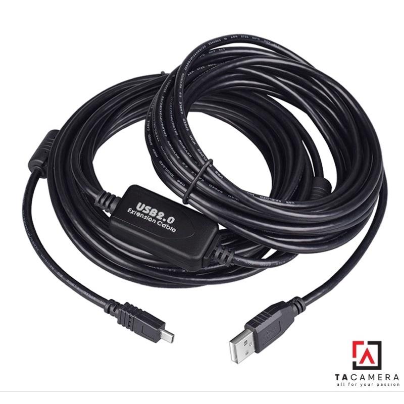 Dây Cáp USB 2.0 To Mini-B 8-Pin - Chụp Ảnh Flatlay Bằng Liveview - Dài 10m