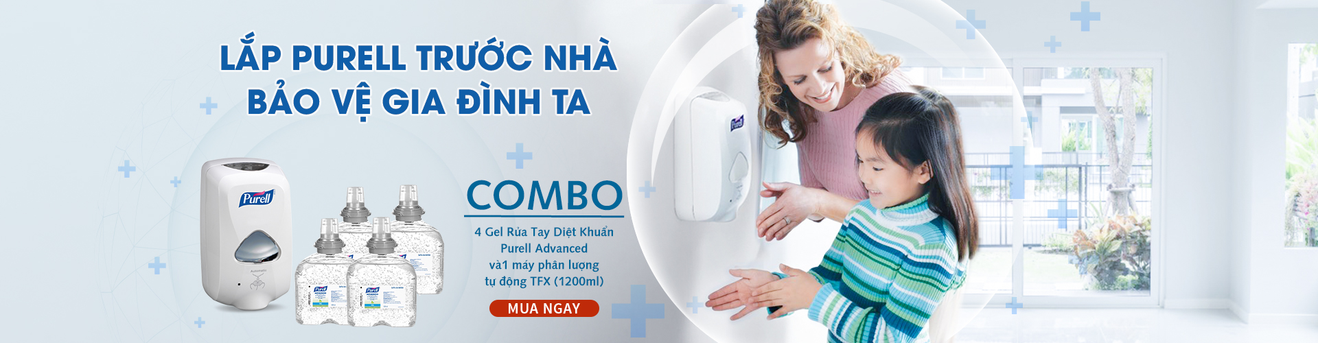 Gel rửa tay khô diệt khuẩn Purell Advanced 354ml - Chính hãng Mỹ