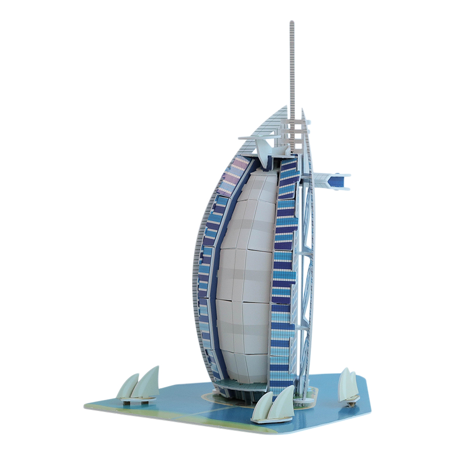 Big World Xếp Hình 3D_Tháp Burj Al Arab Dubai