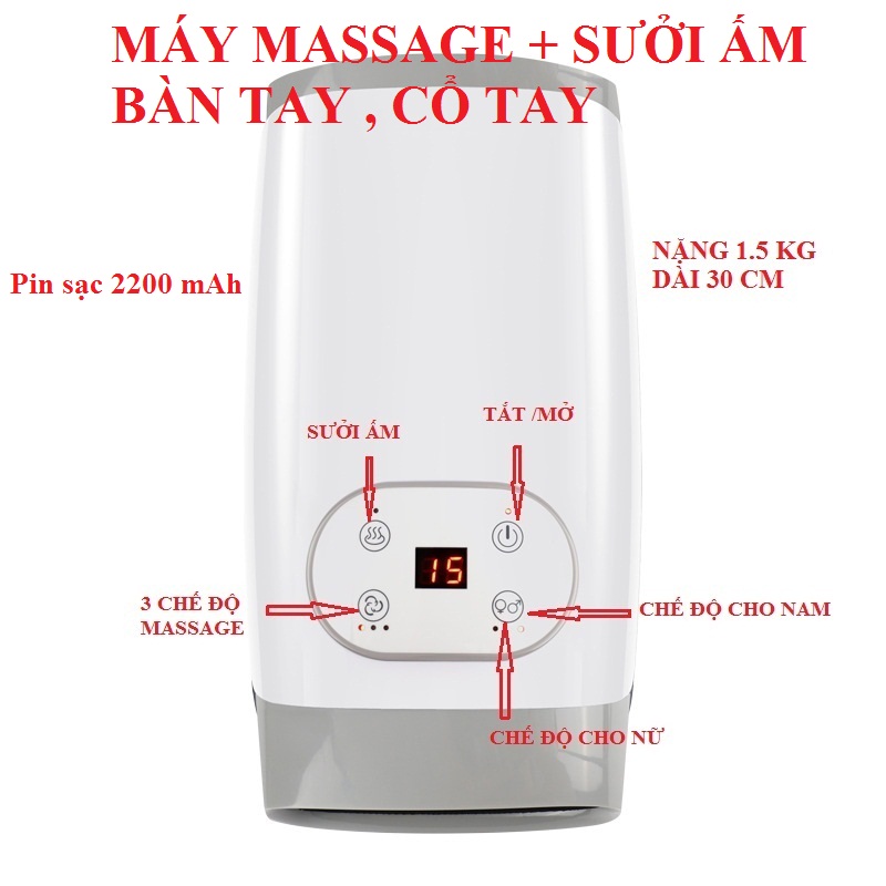 Máy massage bàn tay và cổ tay