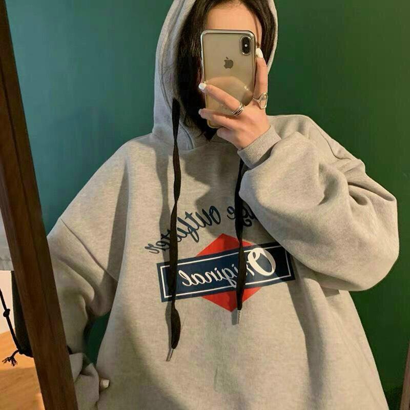 Áo Khoác Nỉ Hoodie Unisex In Chữ Original Free Size 70kg AK147 Áo Khoác Nỉ Nam Nữ