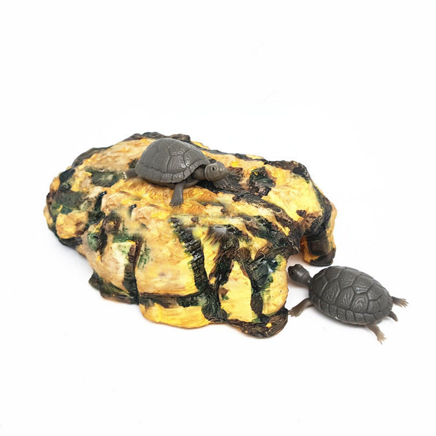 Hang động bò sát bằng nhựa, Trang trí hồ cá