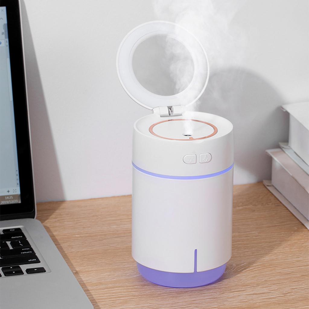 Portable Humidifier LED Night Light Tabletop Air Purifier 2 Modes