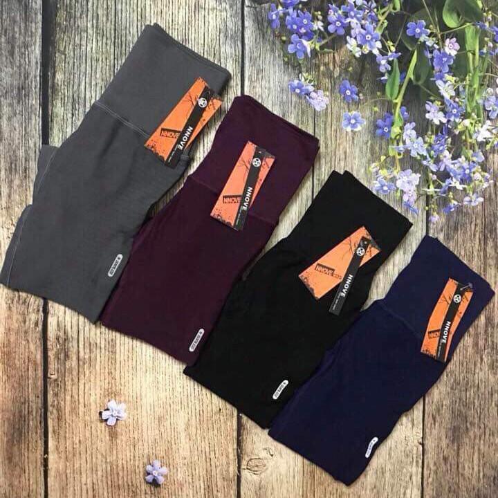 Quần legging nữ Gen bụng siêu co giãn nhiều màu