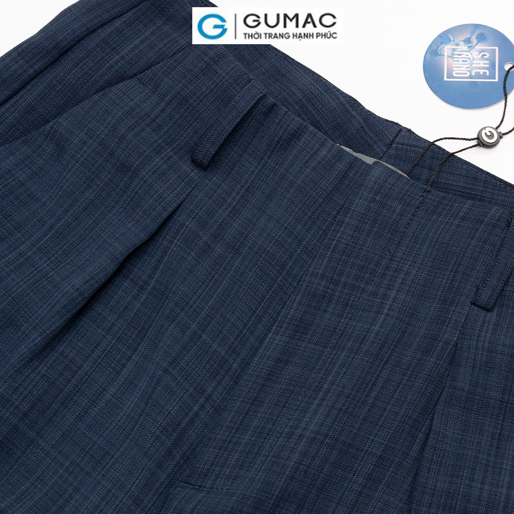 Quần ống suông lưng liền thời trang GUMAC QC11006