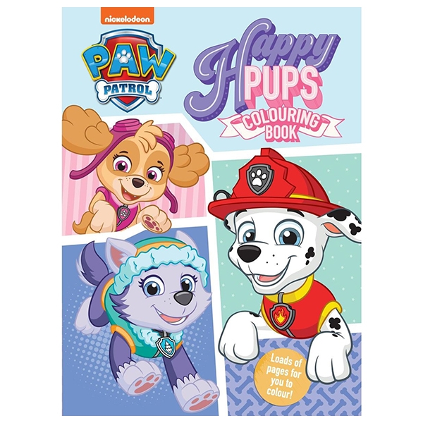 Paw Patrol Happy Pups Colouring Book