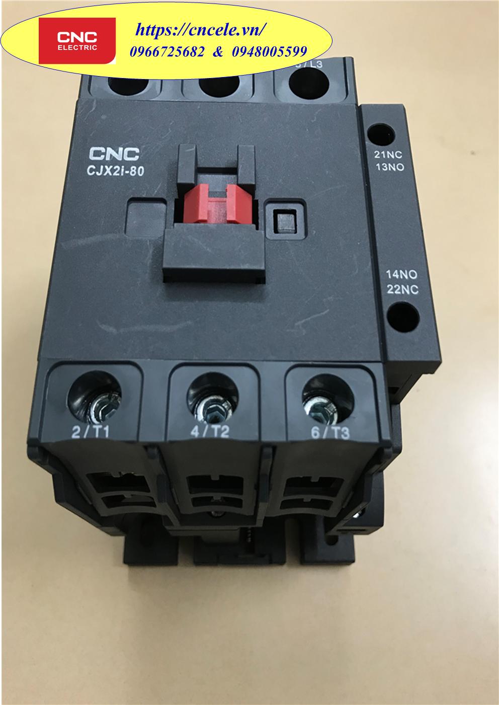 Khởi Động Từ CNC 3 Pha - 80A, CONTACTOR CNC 3P - 80A, Mã CJX2i - 80