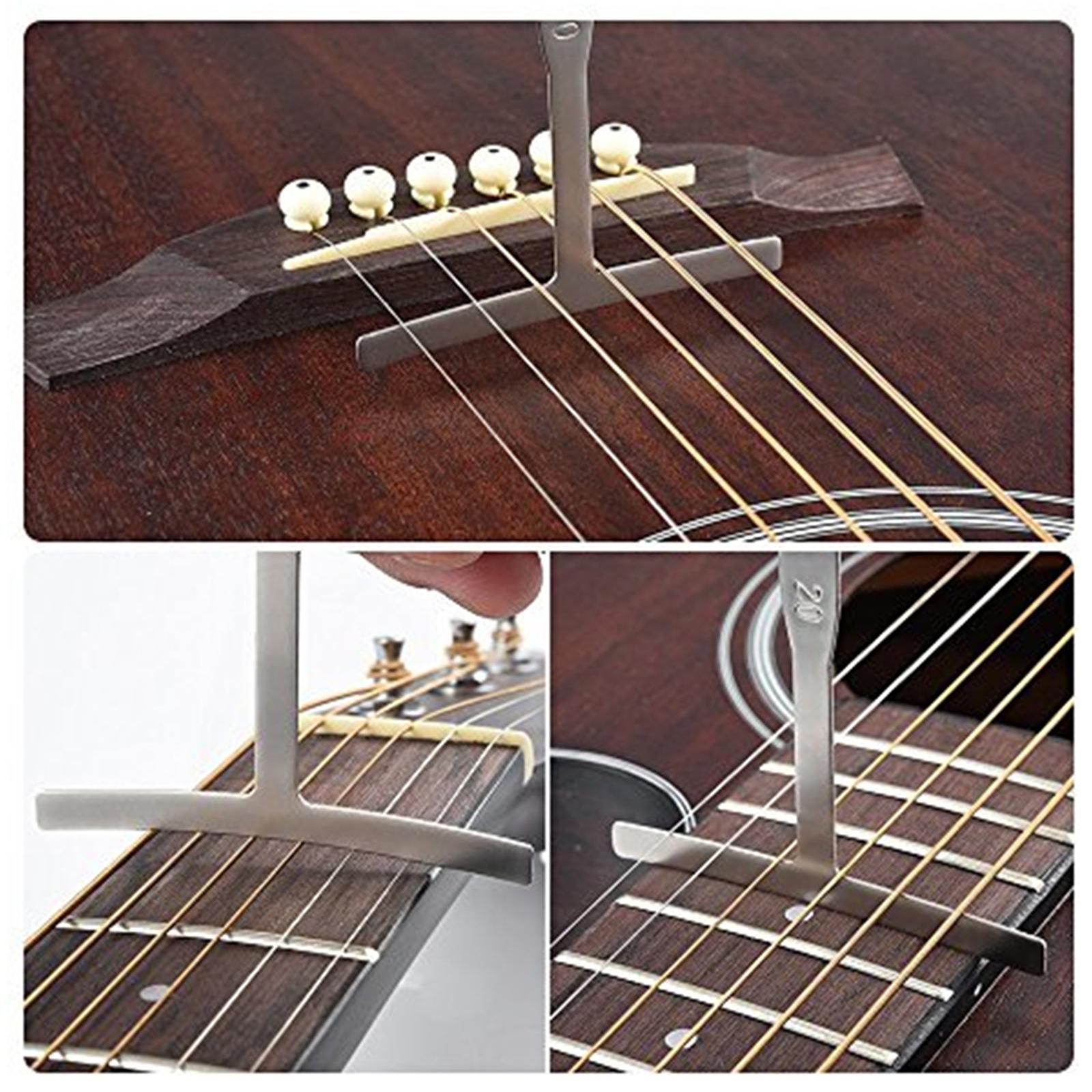Guitar Luthier Tools Luthier Measuring Tools Set Guitar Set Up Kit with Carry Bag for Guitar, Bass, Banjo, Ukulele, Mandolin