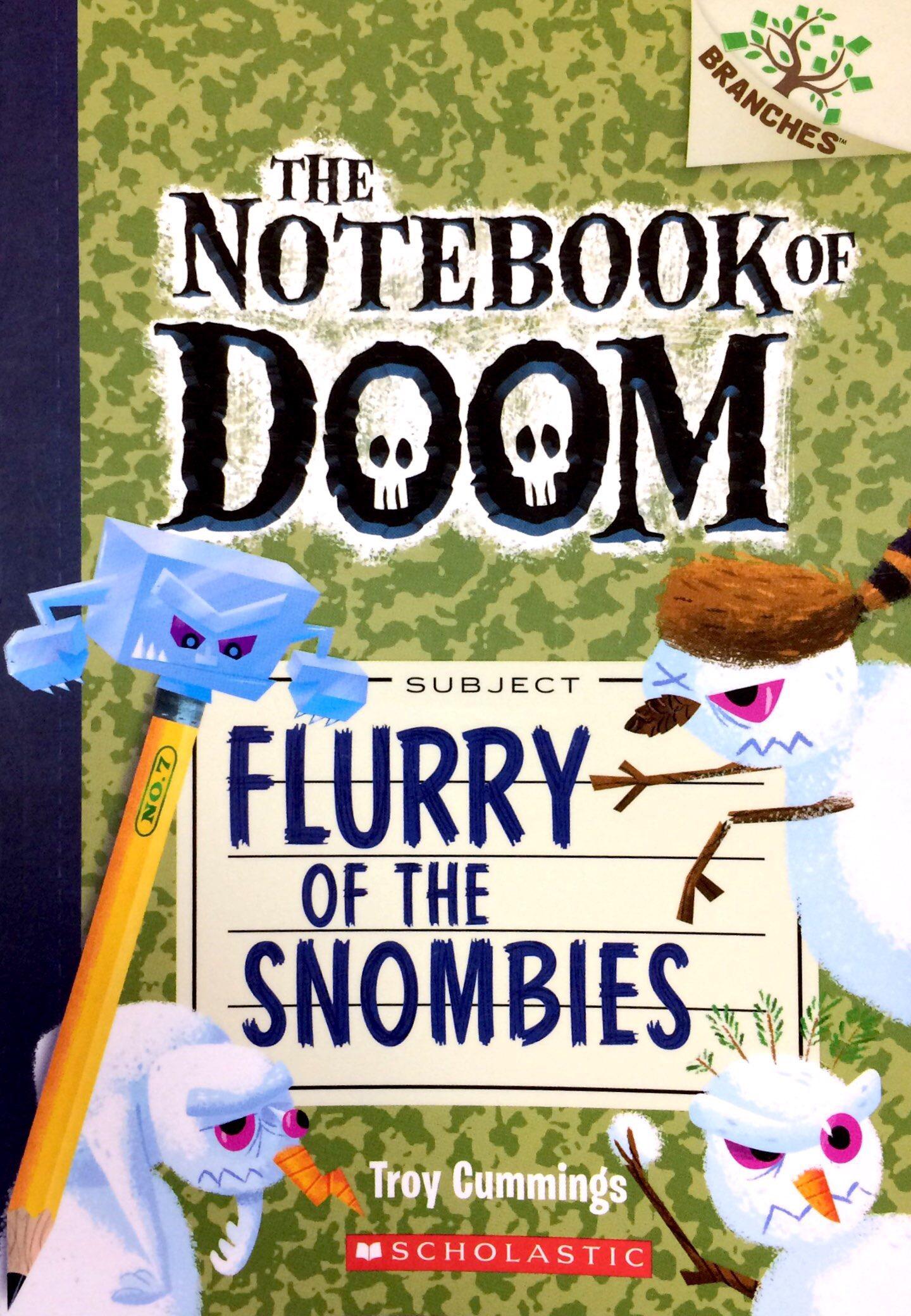 Sách ngoại văn: Flurry of the Snombies: A Branches Book (the Notebook of Doom #7)