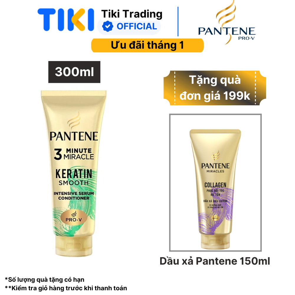 Dầu xả Pantene Pro v 3 Phút diệu kì tuýp