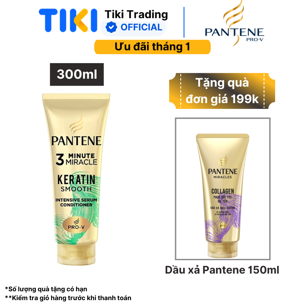 Dầu xả Pantene Pro v 3 Phút diệu kì tuýp (300ml)