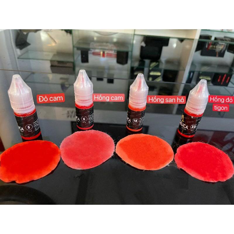 Mực môi mày mí Angelica chai bé