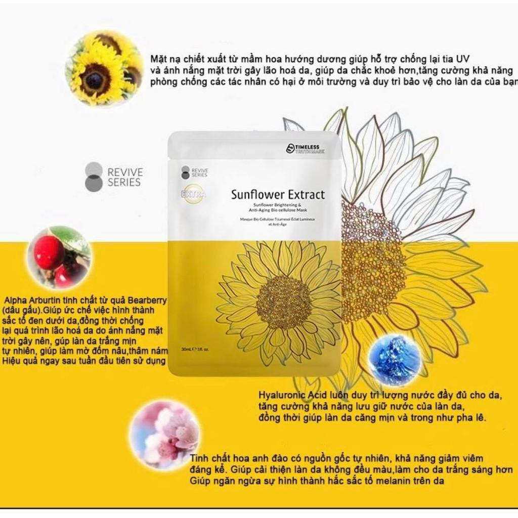 Mix 4 miếng mặt nạ Timeless Truth Mask- cấp nước mờ rảnh nhăn