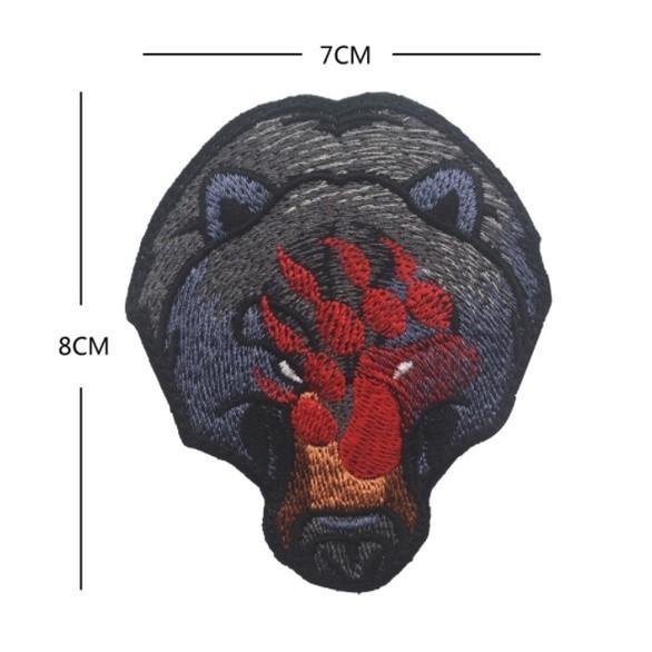 Patch_ miếng dán velcro vải gấu Seiko chiến thuật