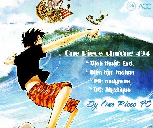 đảo hải tặc - one piece chapter 494 2