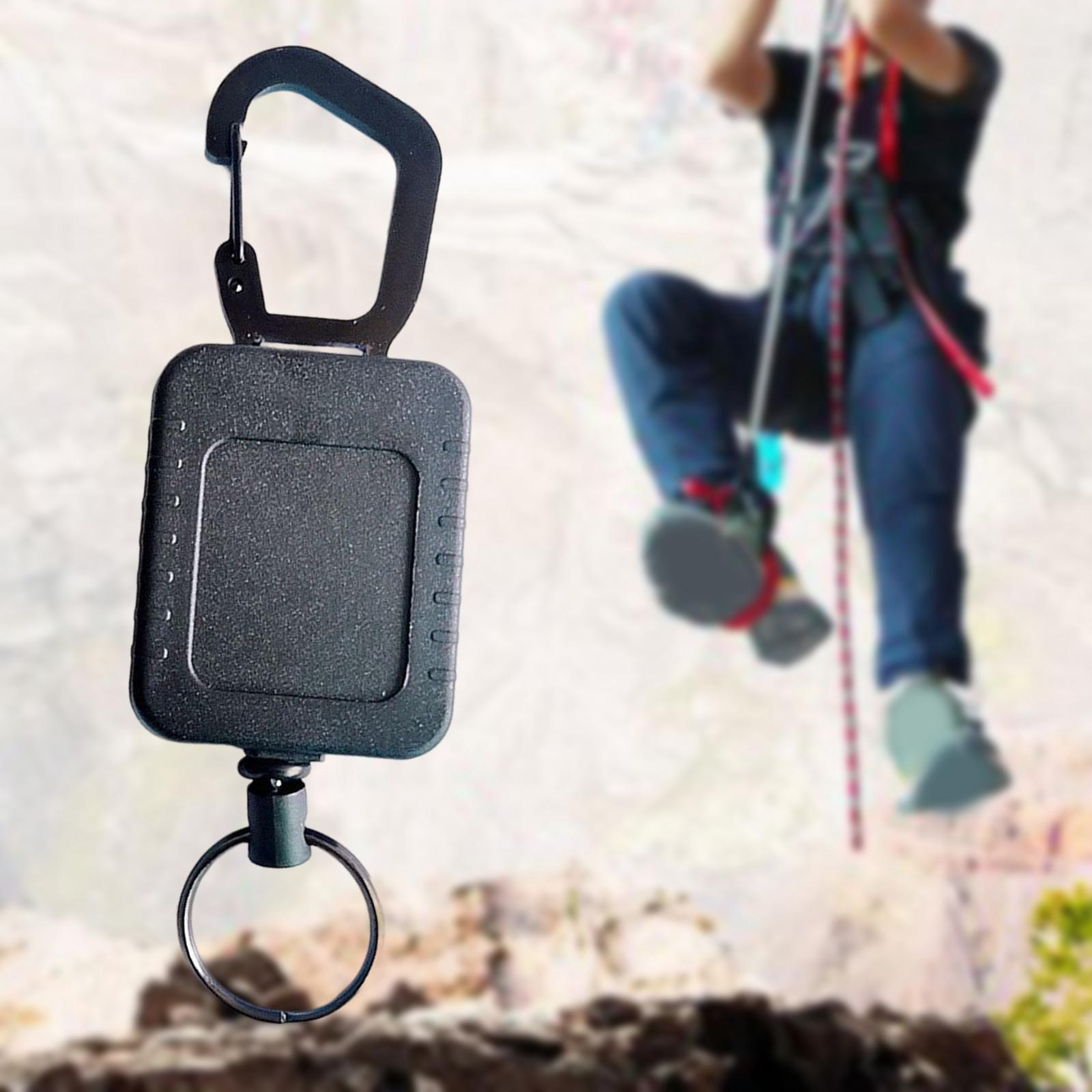 Retractable Key Chain Badge Holder Belt Card Heavy Duty Extendable