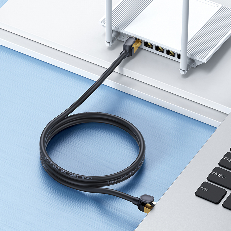 Cáp Mạng 2 Đầu LAN Baseus High Speed 7 types of RJ45 10Gigabit network cable (Hàng chính hãng)