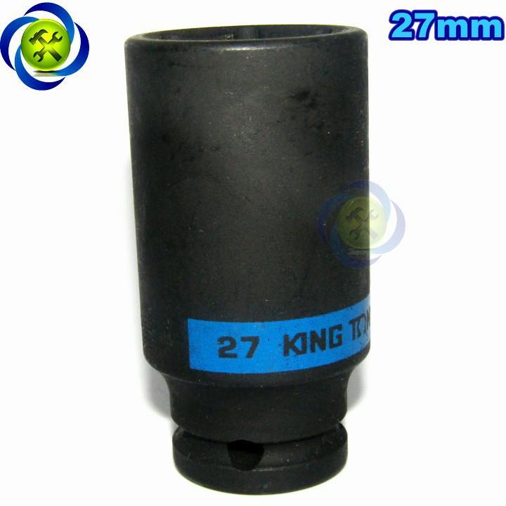 Tuýp đen dài 27mm Kingtony 443527 loại 1/2 6 cạnh