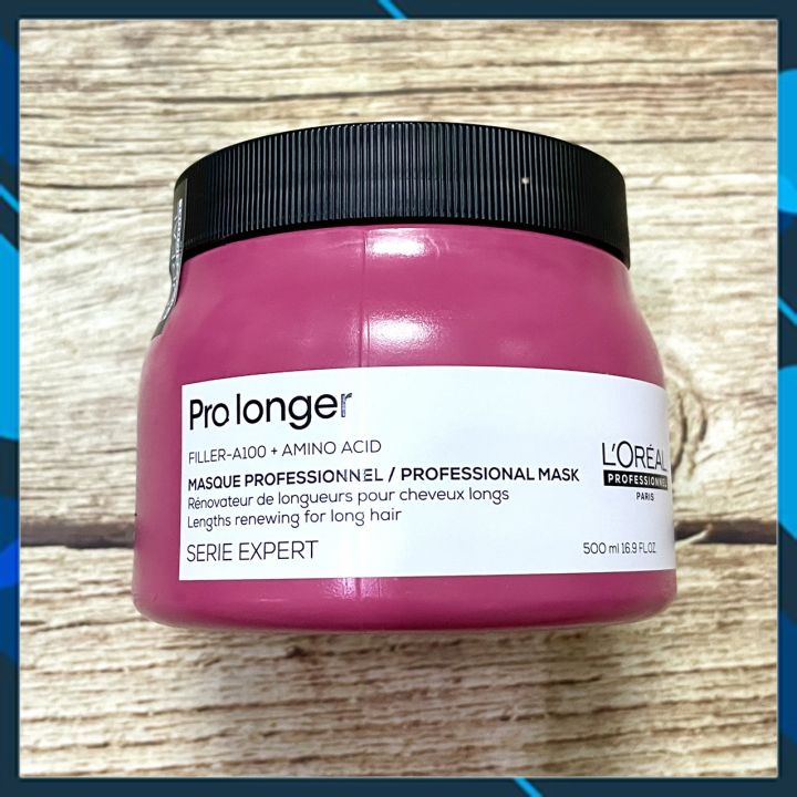 DẦU Ủ L'OREAL SERIE EXPERT PRO LONGER PROFESSIONAL MASK LÀM DÀI GIẢM ĐỨT GÃY TÓC 500ML