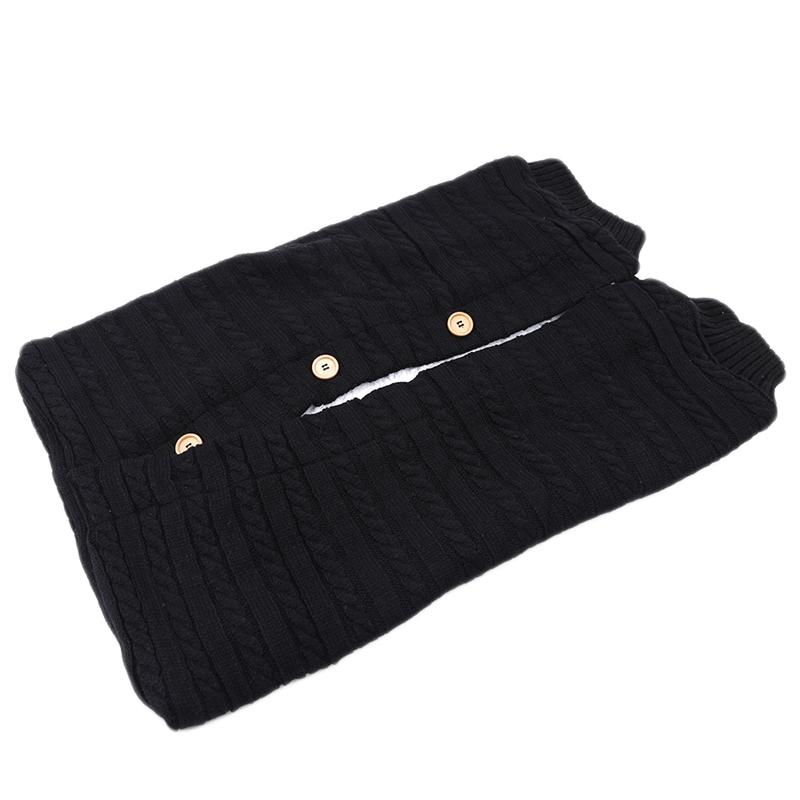 Túi Ngủ Cho Bé Bao Da Mùa Đông Trẻ Em Sleepsack Footmuff Cho Xe Đẩy Dệt Kim Ngủ Tất Sơ Sinh Đầm Len Dệt Kim Slaapzak