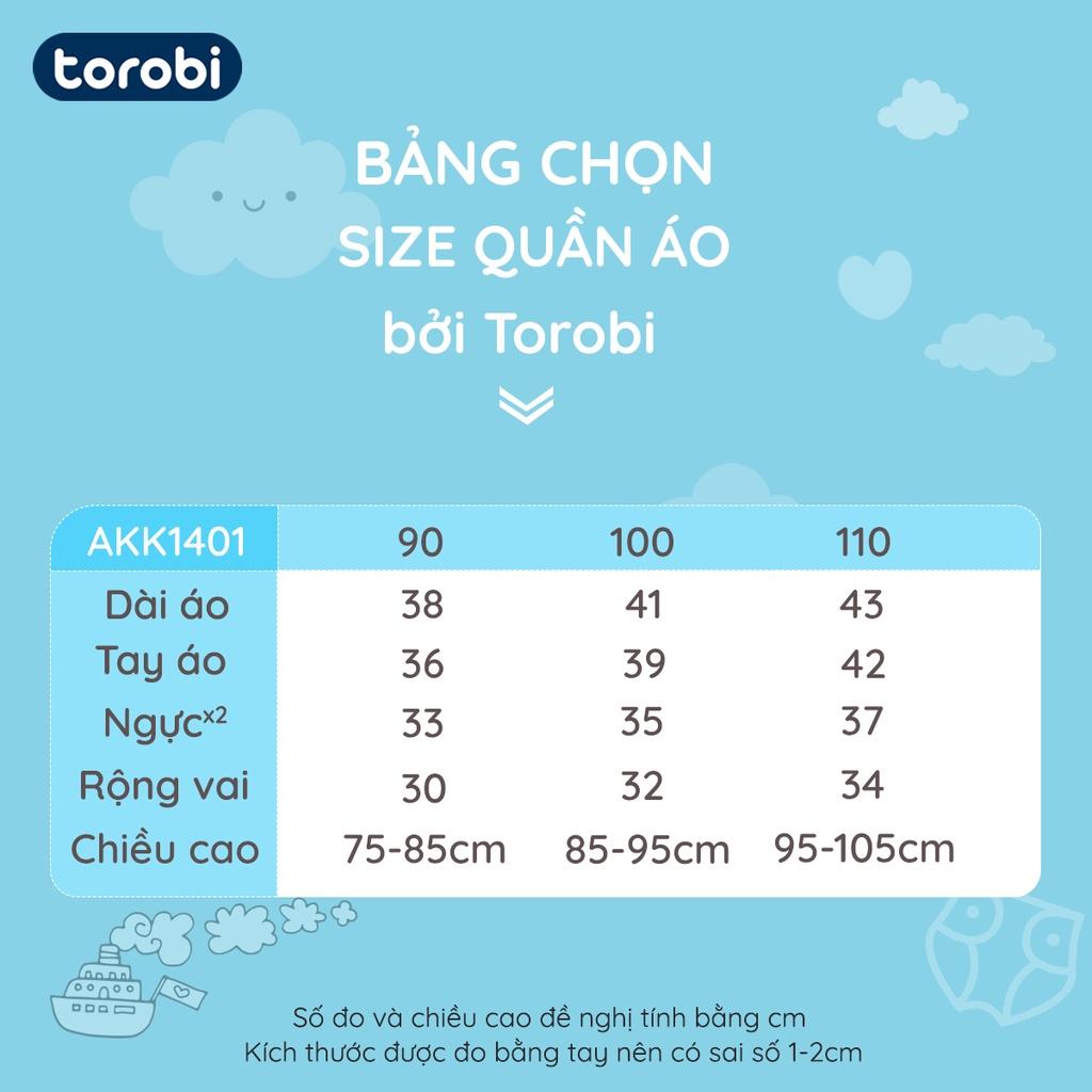 Áo Chống Nắng Trẻ Em Ice Silk Thoáng khí, Co Giãn, Mềm mại, An Toàn Cho Da | 1-4 Tuổi | Torobi