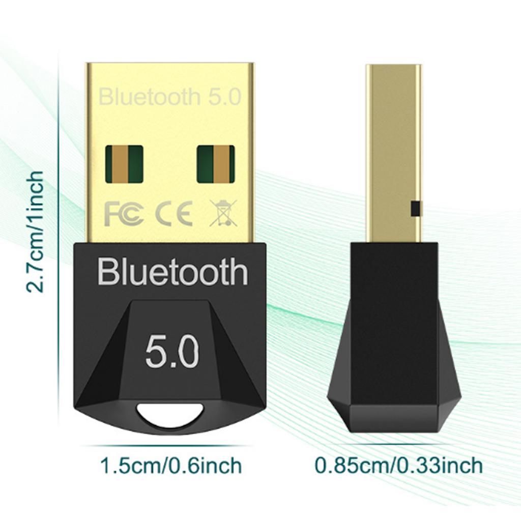 2in1 USB Bluetooth Adapter 5.0 Music Audio Receiver Wireless Adapter