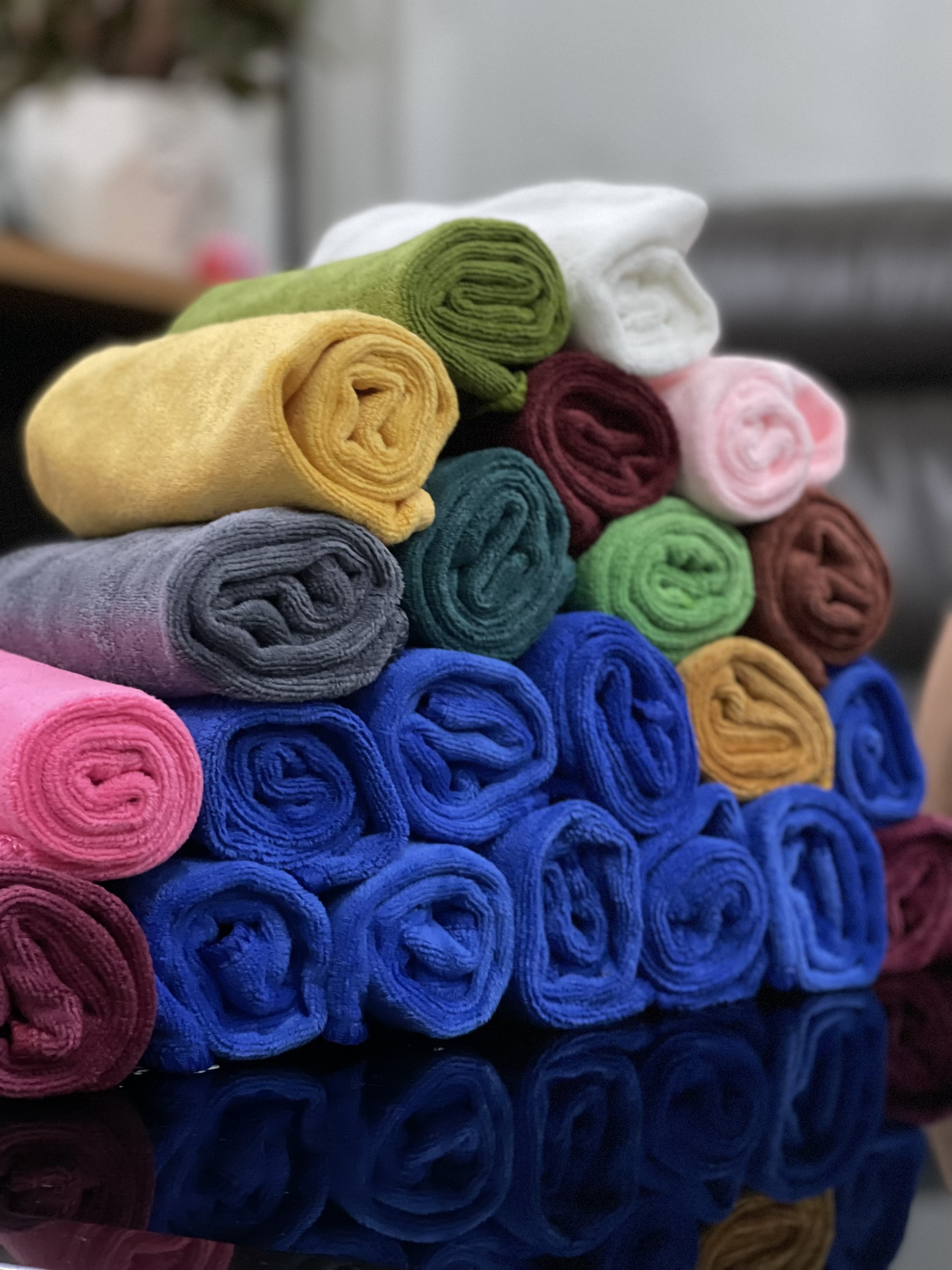 Khăn lau ô tô, lau bếp, lau cửa kính 25 * 50cm