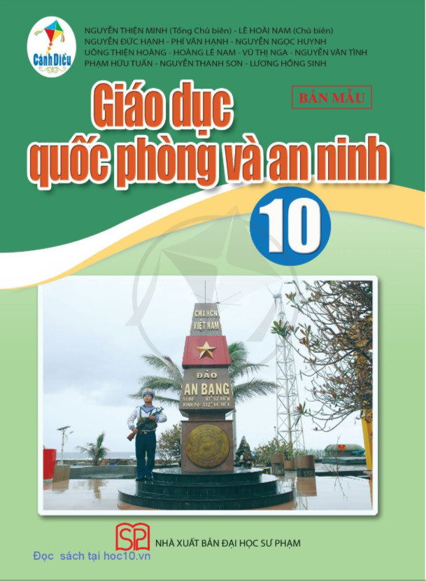 Giáo dục Quốc phòng và An ninh Lớp 10 (Bộ sách Cánh Diều)