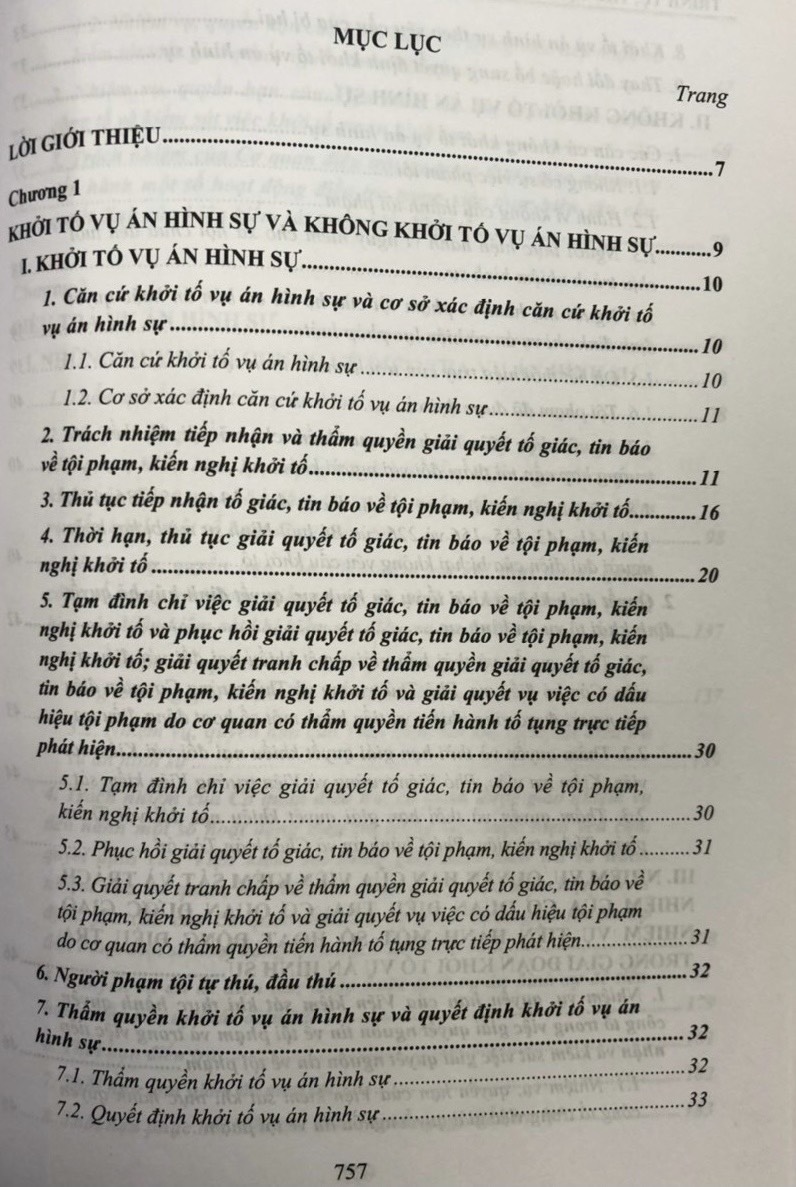 Trình tự, thủ tục, thẩm quyền và trách nhiệm giải quyết vụ án hình sự theo quy định pháp luật tố tụng hình sự Việt Nam