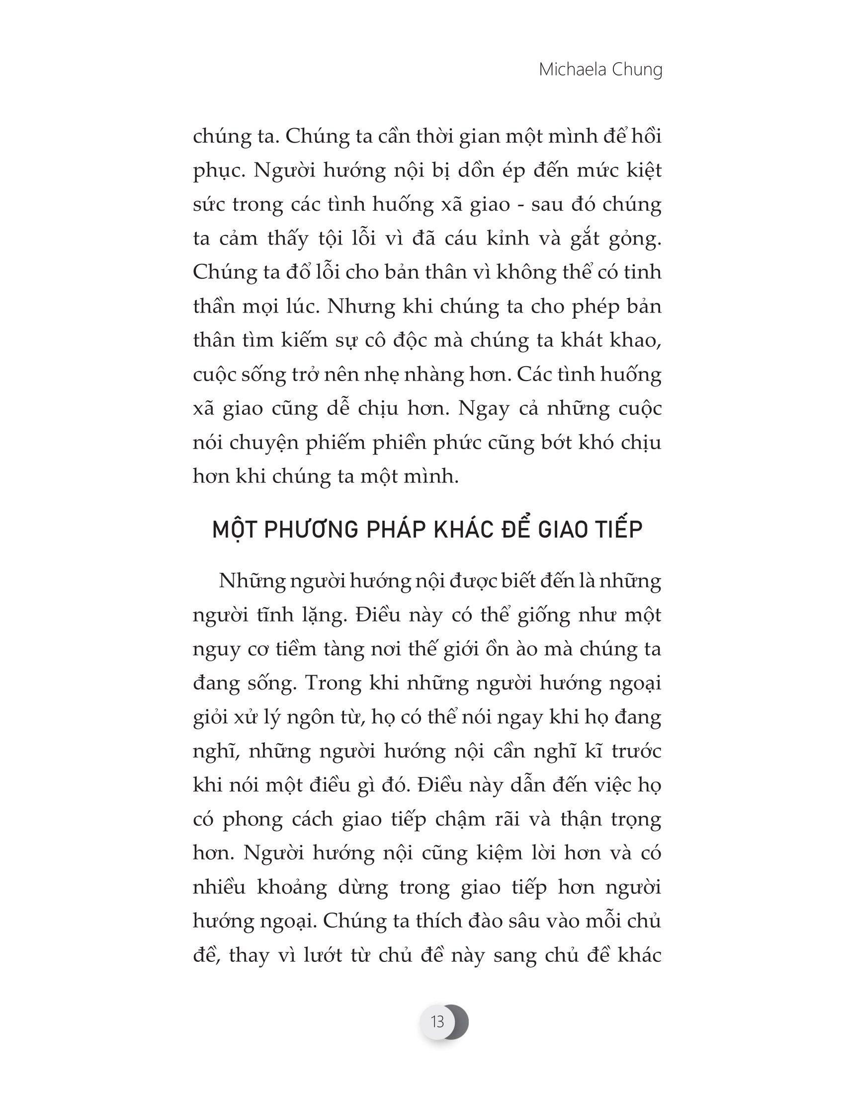 Sáng Hướng Nội - Tối Hướng Ngoại