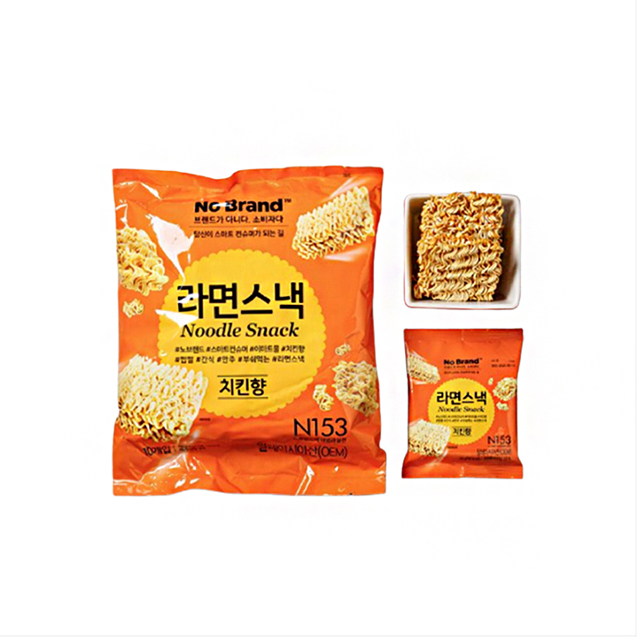 Snack Mì Ăn Liền Giòn Vị Gà No Brand 250g - 10 Gói