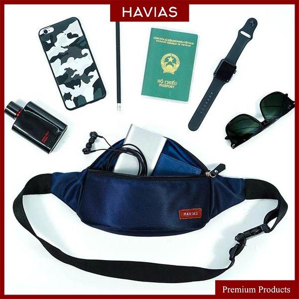 Túi Crossbody Oxford HAVIAS_Túi Bao Tử Đen