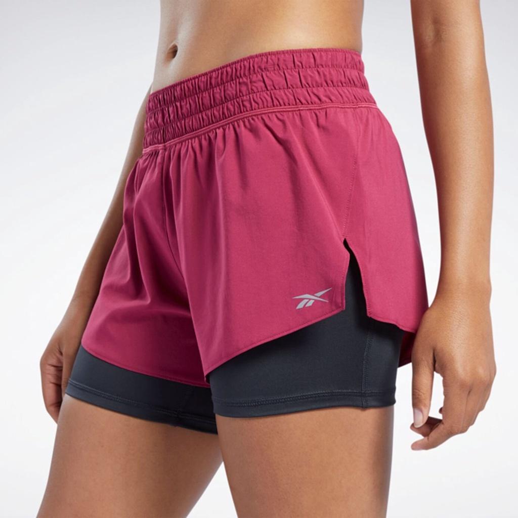 Quần Thể Thao Nữ Reebok Chạy Bộ WOR Run 2 in 1 Short GR9510