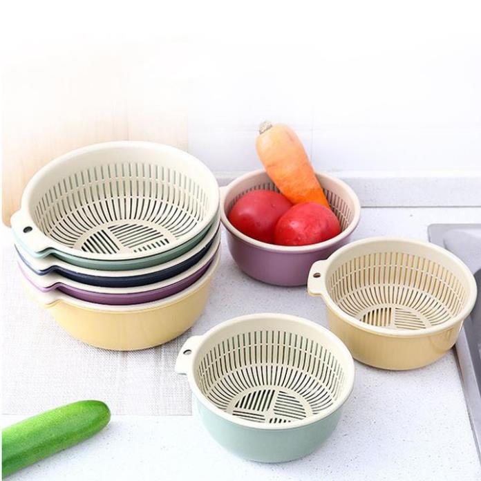 Rổ Nhựa Kèm Chậu Rửa Nhà Bếp