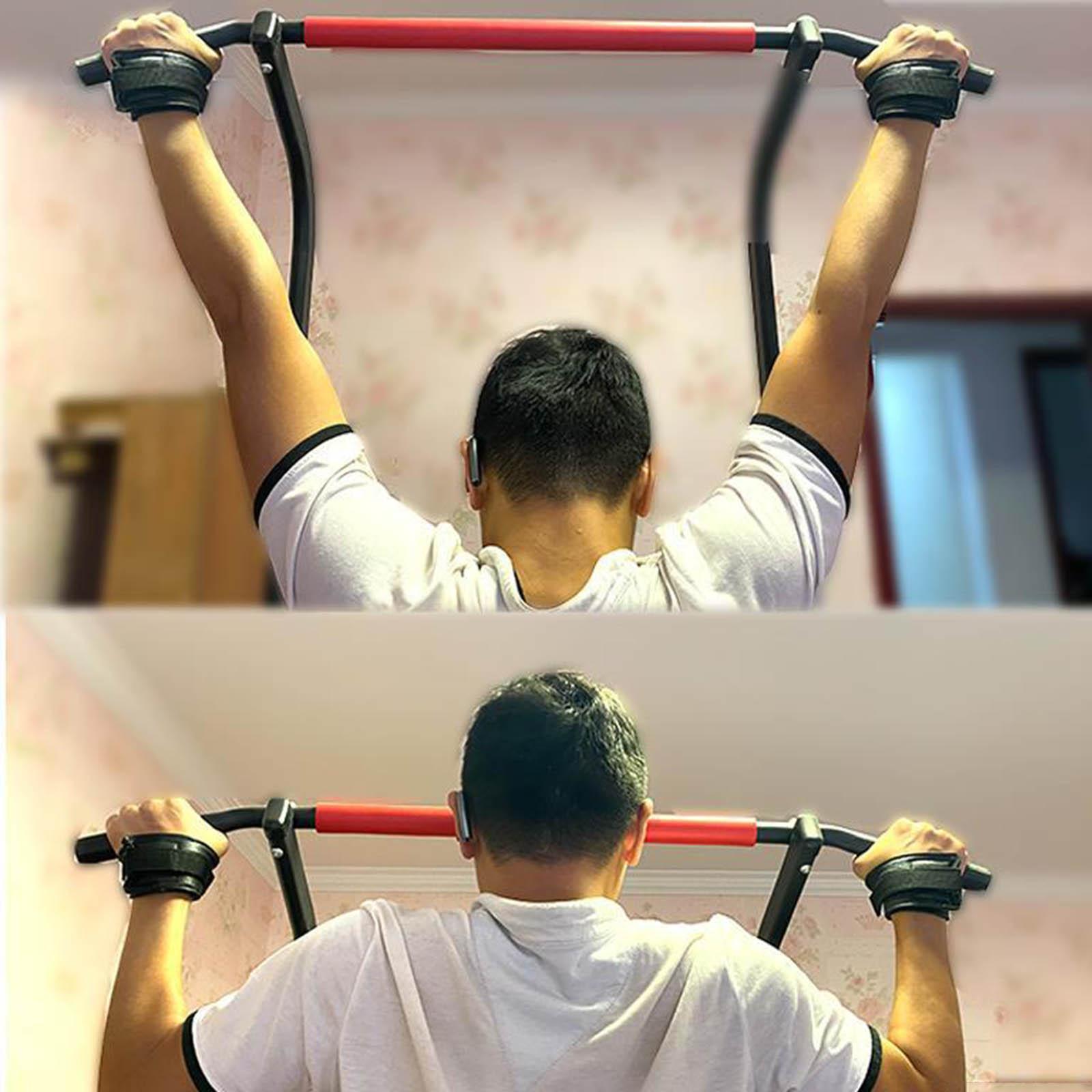 Gym Hook Bar Strap Weight Lifting Training Wrist Support Pull Up Hand Grip