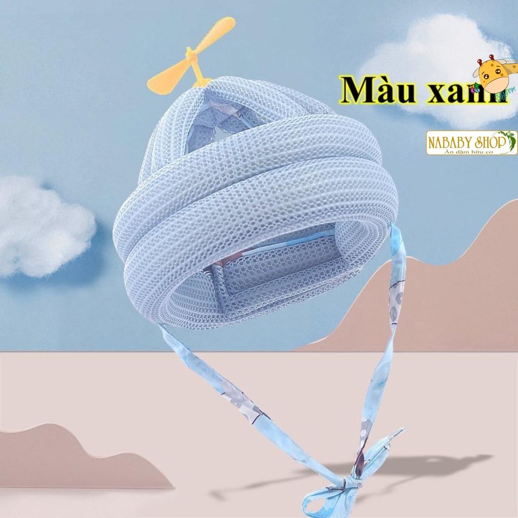 Mũ Nón bảo vệ đầu cho bé có đệm thoáng khí chóng va đập, nón tập đi tập bò tập ngồi