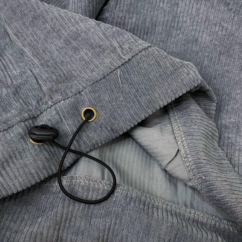 Áo Sweater 17MM Phối Zip Vải Nhung Gân Form Rộng Ulzzang Unisex Nam nữ unisex Áo Sweater có cổ Jaystoree