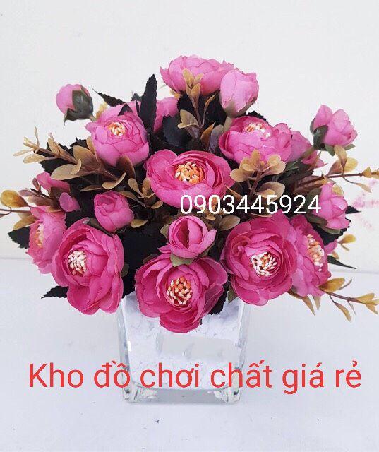Hoa Giả - Hoa Trà Voan Loại Đẹp Tông Màu Chín