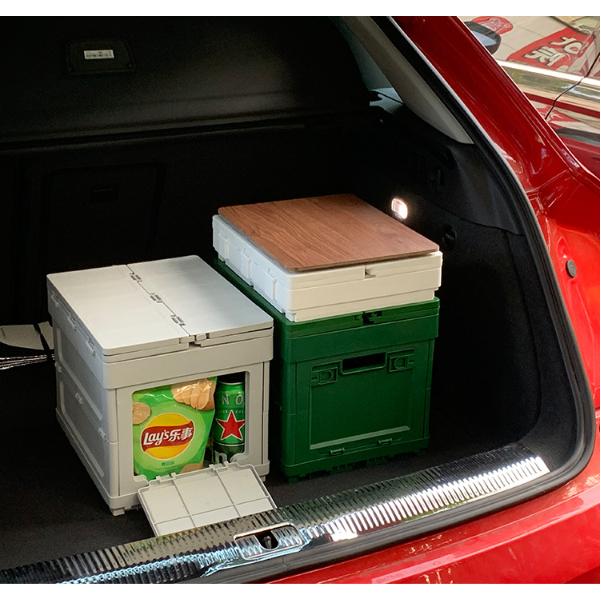 Hộp Đựng Đồ Xếp Gọn Cắm Trại Du Lịch Kiêm Bàn Ăn Camping Mini Table Box