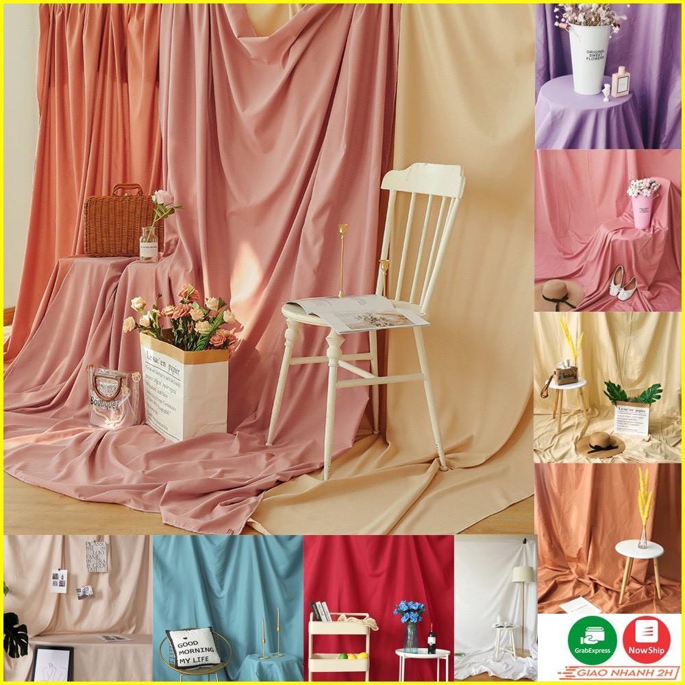 Phông Nền Chụp Ảnh, background chụp ảnh vải trơn chụp Studio, Lookbook hoặc Livestream khổ lớn