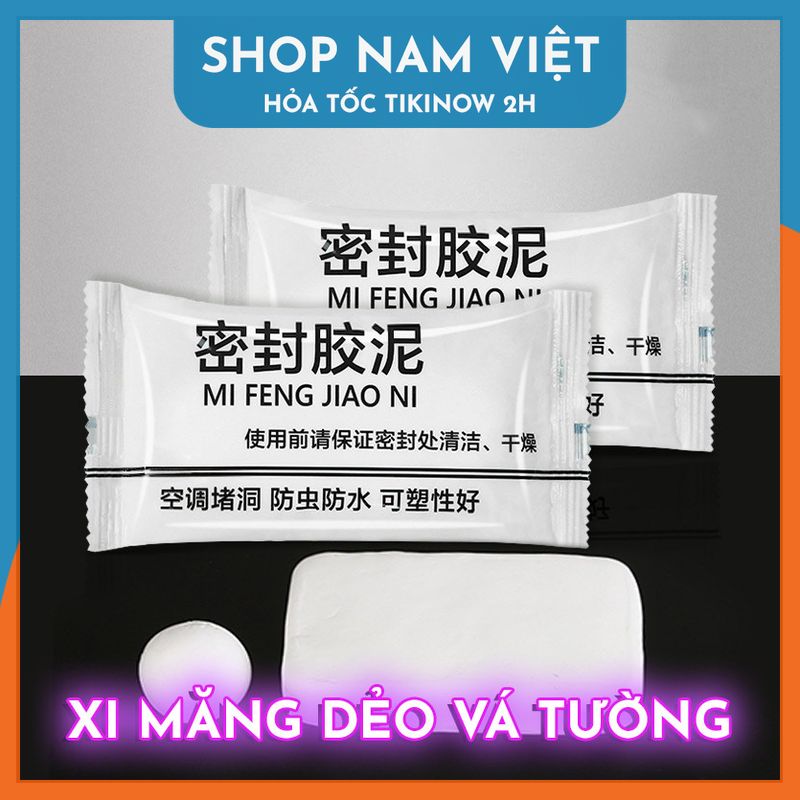 Xi Măng Dẻo Vá Tường, Bịt Kín Mọi Lỗ Hổng