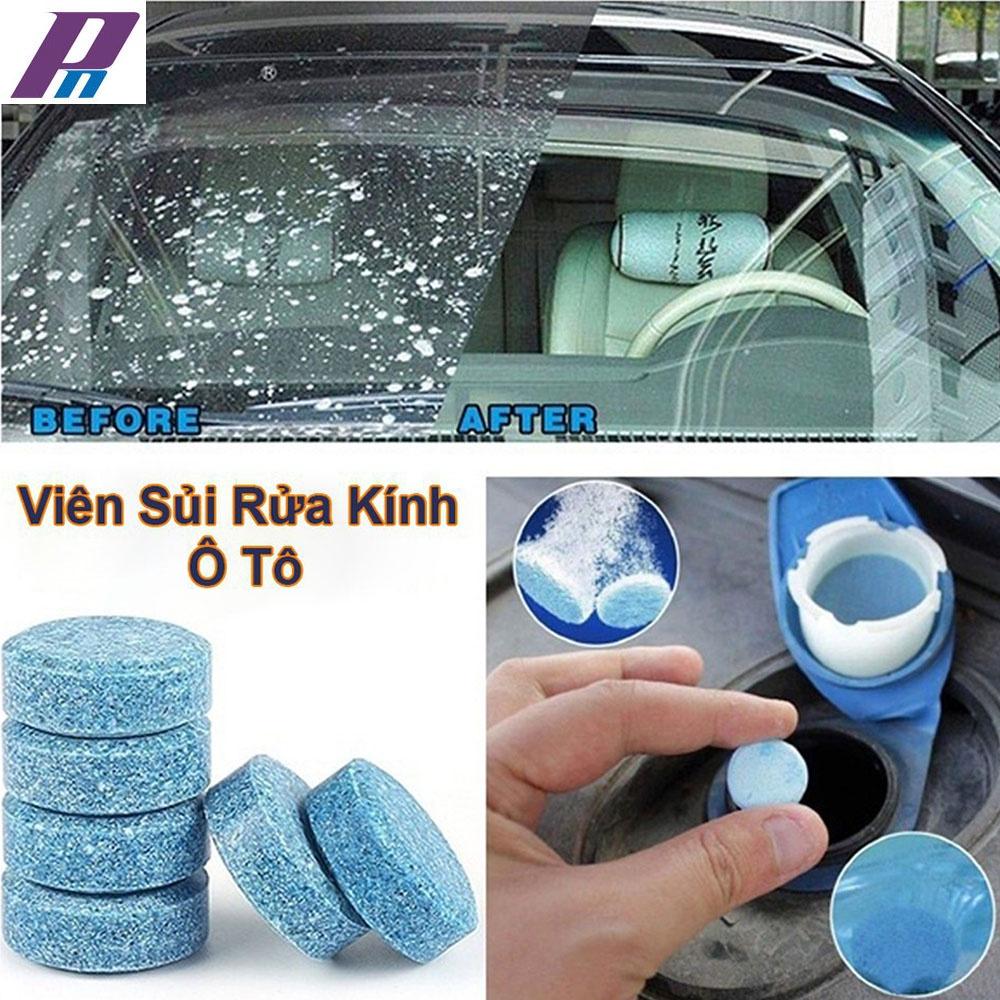 Viên Sủi Rửa Kính Ô Tô Tẩy Sạch Ố Bẩn Kính Tạo Hiệu Ứng Lá Sen 6